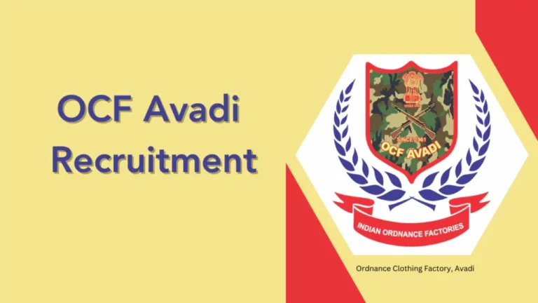 Avadi Recruitment 2024